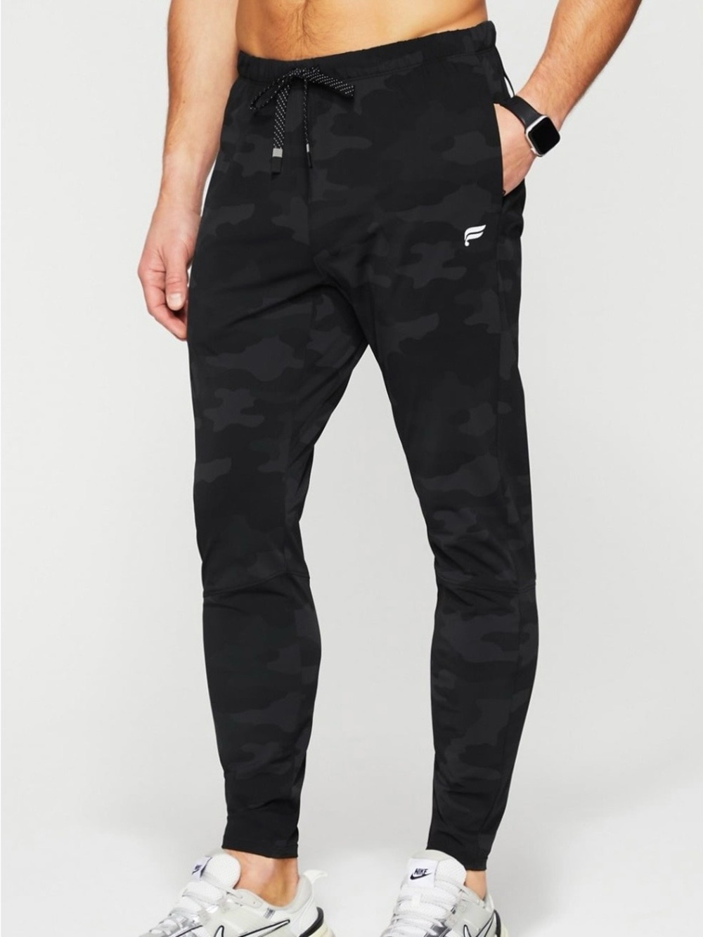 Men’s Fabletics The One Active Taper Jogger Black Camo
